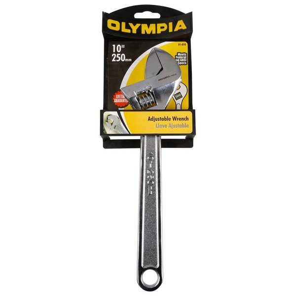 Olympia Tools ADJUSTABLE WRENCH 10""L 01-010